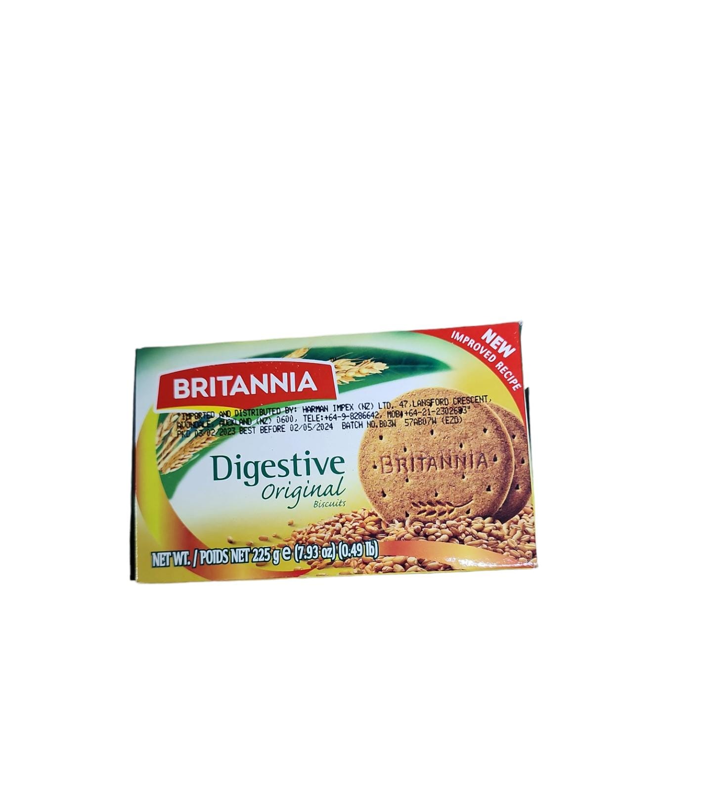 Britannia Digestive Original Biscuits 225Gm